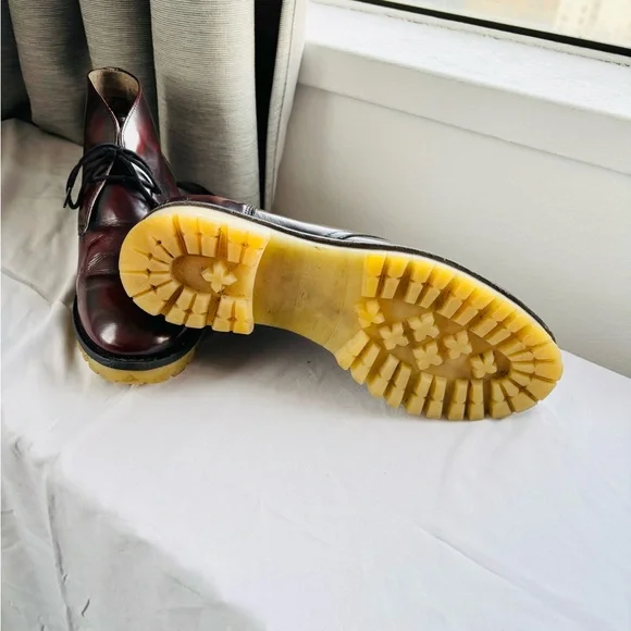 Diesel Men's Chukka Boots - Deep Burgundy size 9.5US - Picture 6 of 10